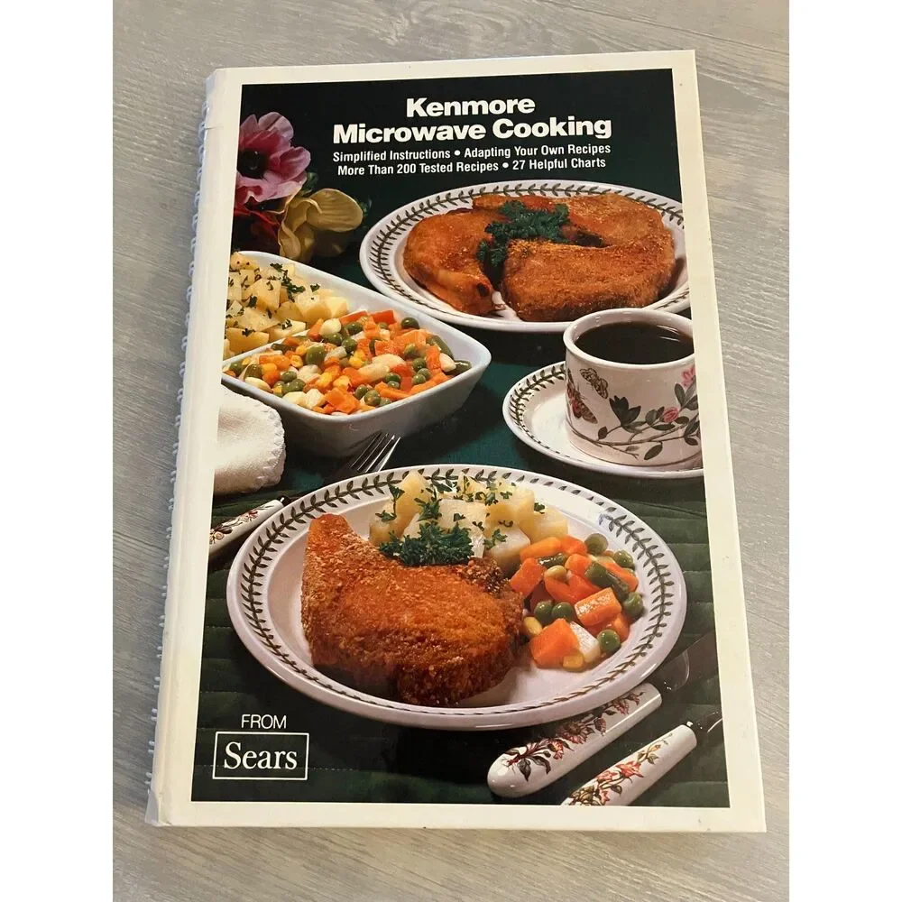 Kenmore Microwave Cooking from Sears, spiral bound